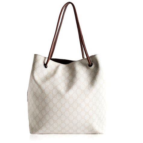 gucci coated fabric tote|gucci shopping tote.